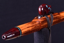 Goncalo Alves Native American Flute, Minor, High C-5, #H26L